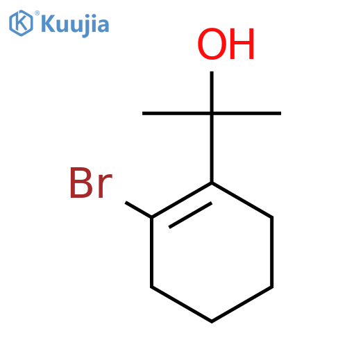 2-(2-bromocyclohexen-1-yl)propan-2-ol structure