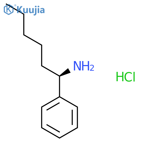 (R)-1-Phenylhexan-1-amine hydrochloride structure
