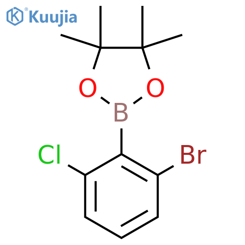 2-Bromo-6-chlorophenylboronic acid pinacol ester structure