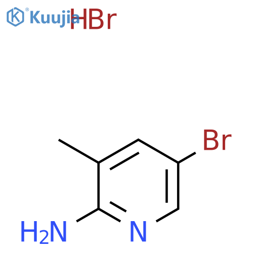 2-Amino-5-bromo-3-methylpyridine hbr structure