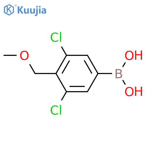 3,5-Dichloro-4-(methoxymethyl)phenylboronic acid structure