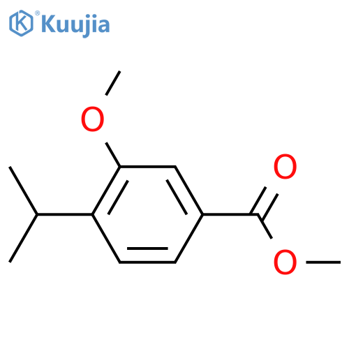 methyl 3-methoxy-4-(propan-2-yl)benzoate structure