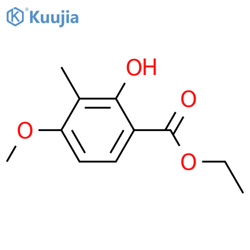 2,4-Dihydroxy-3-methylbenzoic acid; 4-Me ether, Et ester structure