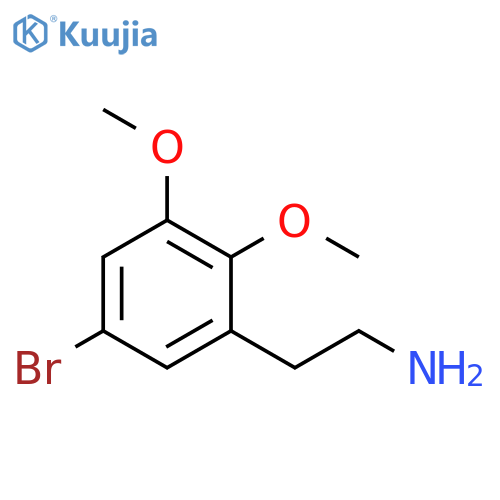 2-(5-bromo-2,3-dimethoxyphenyl)ethan-1-amine structure