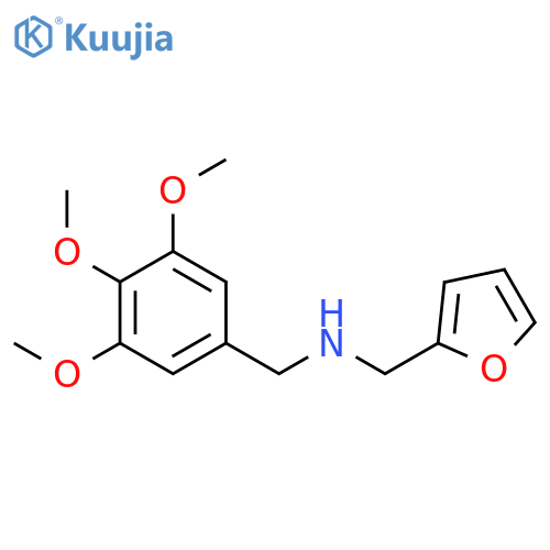 (Furan-2-ylmethyl)(3,4,5-trimethoxyphenyl)methylamine structure