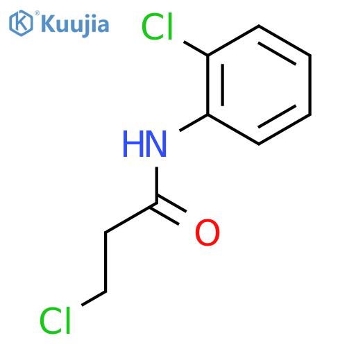 3-Chloro-N-(2-chlorophenyl)propanamide structure