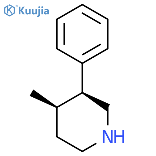 (3S,4R)-4-methyl-3-phenylpiperidine structure