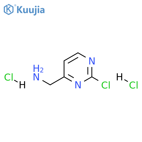 (2-chloropyrimidin-4-yl)methanamine dihydrochloride structure