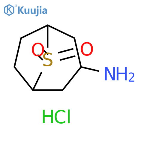3-amino-8lambda6-thiabicyclo[3.2.1]octane-8,8-dione hydrochloride structure