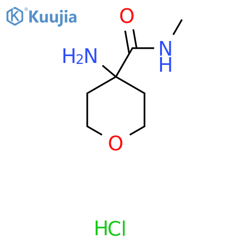 4-Amino-N-methyloxane-4-carboxamide hydrochloride structure