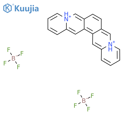 Dipyrido[2,1-b:12j][3,8]phenanthrolinediiumbistetrafluoroborate structure