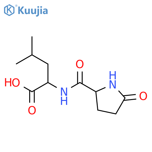 Pyroglutamylleucine structure