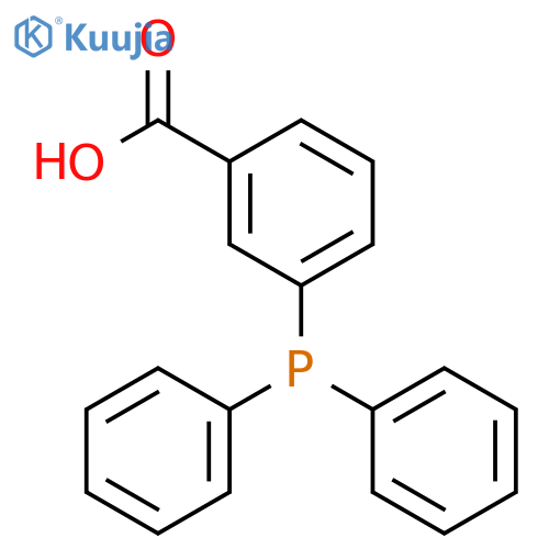 Benzoic acid, 3-(diphenylphosphino)- structure