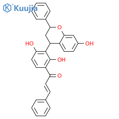 5,7,8-Trihydroxyflavan-(4→3')-2',4',6'-trihydroxychalcone; (αE,2R,4R)-form, 5,6',8-Trideoxy structure