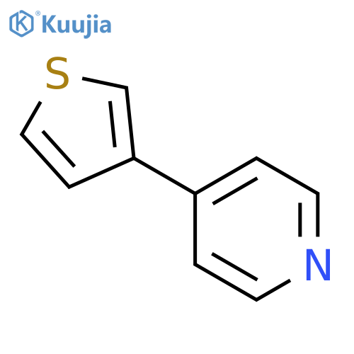 4-(Thiophen-3-yl)pyridine structure