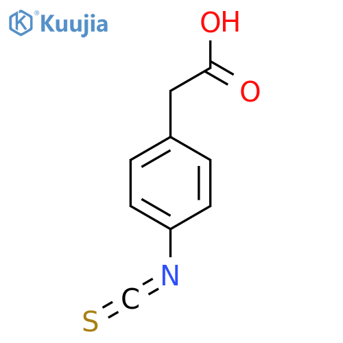 4-Isothiocyanatophenylacetic acid structure