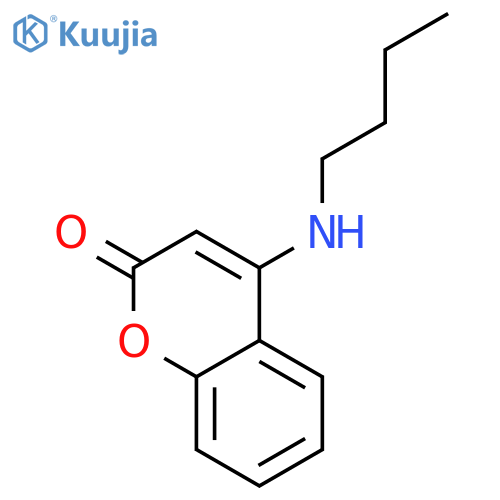 4-Butylamino-chromen-2-one structure
