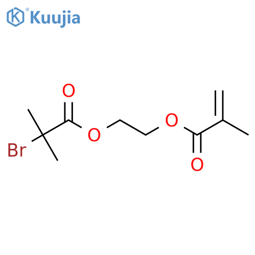 2-[(2-Bromo-2-methylpropanoyl)oxy]ethyl 2-methylprop-2-enoate structure