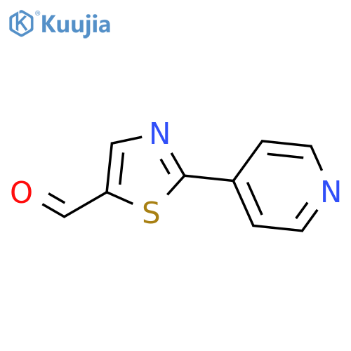2-(pyridin-4-yl)-1,3-thiazole-5-carbaldehyde structure