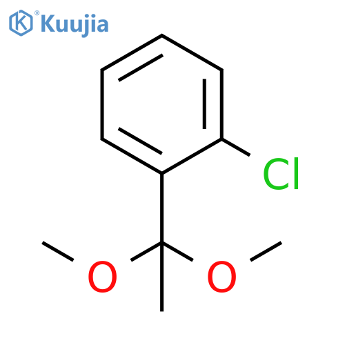 1-Chloro-2-(1,1-dimethoxyethyl)benzene structure
