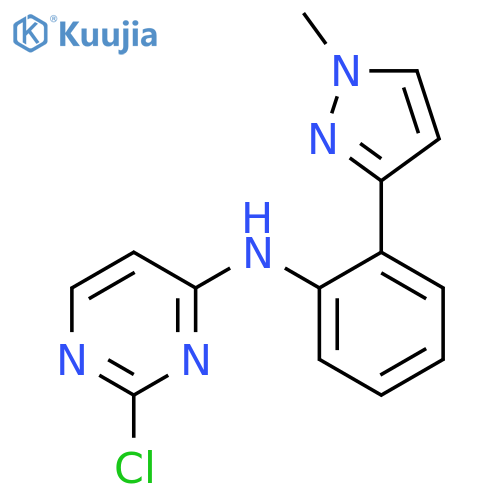 2-Chloro-N-(2-(1-methyl-1H-pyrazol-3-yl)phenyl)pyrimidin-4-amine structure