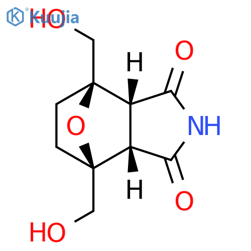 4,7-Epoxy-1H-isoindole-1,3(2H)-dione, hexahydro-4,7-bis(hydroxymethyl)-, (3aR,4R,7S,7aS)-rel- structure