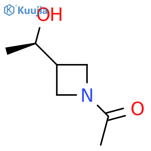 1-{3-(1R)-1-hydroxyethylazetidin-1-yl}ethan-1-one structure
