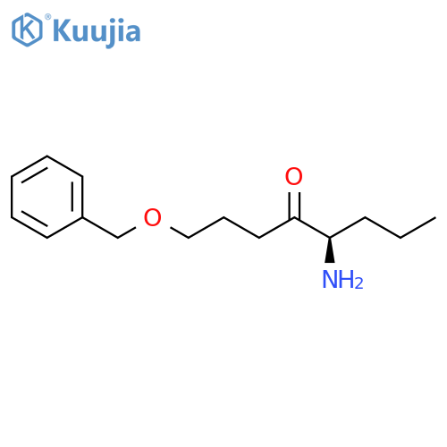 4-Octanone, 5-amino-1-(phenylmethoxy)-, (5R)- structure