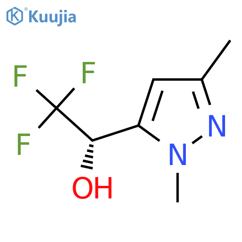 (1S)-1-(1,3-dimethyl-1H-pyrazol-5-yl)-2,2,2-trifluoroethan-1-ol structure