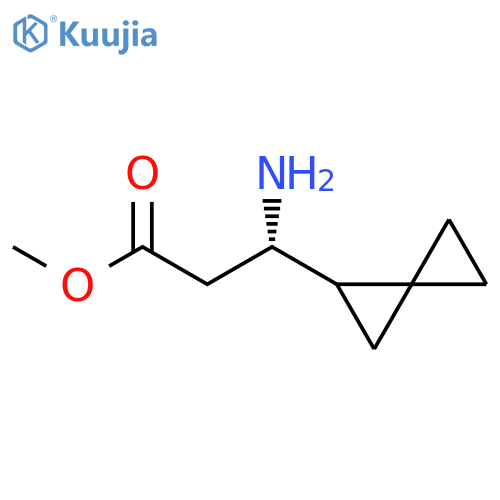 methyl (3S)-3-amino-3-{spiro2.2pentan-1-yl}propanoate structure