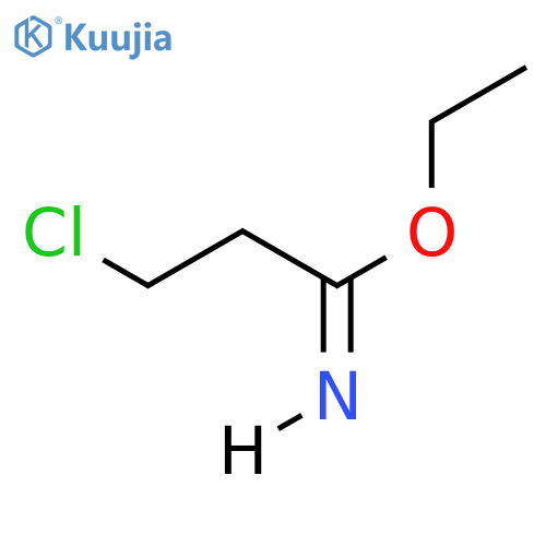 ethyl 3-chloropropanimidoate hydrochloride structure