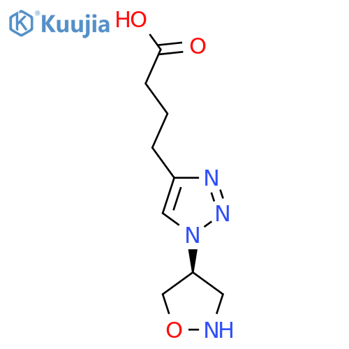 1H-1,2,3-Triazole-4-butanoic acid, 1-(4S)-4-isoxazolidinyl- structure