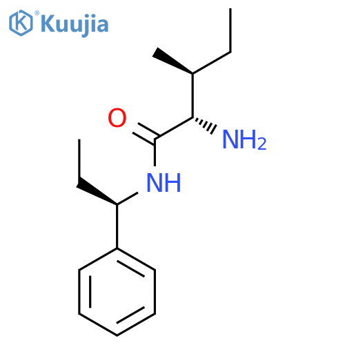 Pentanamide, 2-amino-3-methyl-N-[(1R)-1-phenylpropyl]-, (2S,3S)- structure