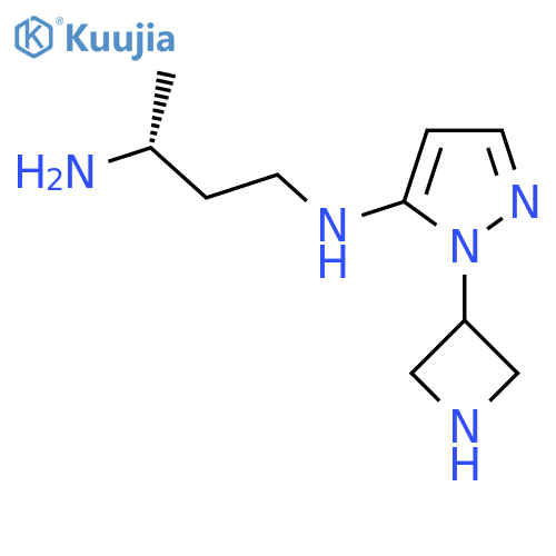 (3R)-N1-1-(azetidin-3-yl)-1H-pyrazol-5-ylbutane-1,3-diamine structure