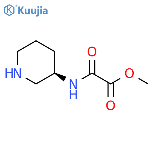 Acetic acid, 2-oxo-2-[(3R)-3-piperidinylamino]-, methyl ester structure