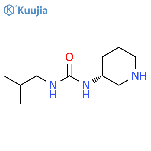 Urea, N-(2-methylpropyl)-N'-(3R)-3-piperidinyl- structure