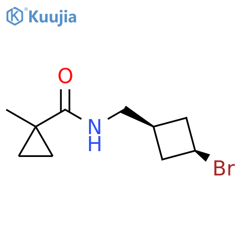 Cyclopropanecarboxamide, N-[(cis-3-bromocyclobutyl)methyl]-1-methyl- structure