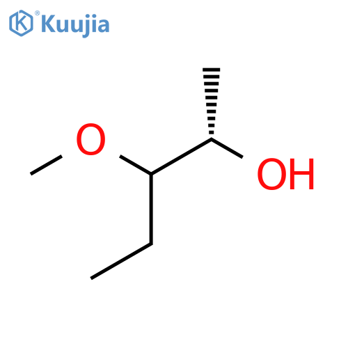 (2S)-3-methoxypentan-2-ol structure