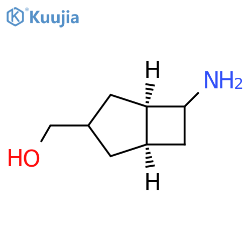rac-[(1R,5R)-6-aminobicyclo[3.2.0]heptan-3-yl]methanol, Mixture of diastereomers structure