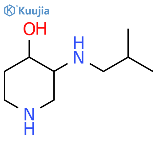 3-[(2-Methylpropyl)amino]piperidin-4-ol structure