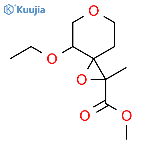 Methyl 4-ethoxy-2-methyl-1,6-dioxaspiro[2.5]octane-2-carboxylate structure