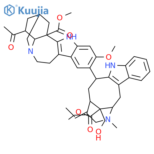 Ibogamine-18-carboxylic acid, 12-[(3α)-16-(hydroxymethyl)-17-methoxy-17-oxovobasan-3-yl]-13-methoxy-20-oxo-, methyl ester (9CI) structure