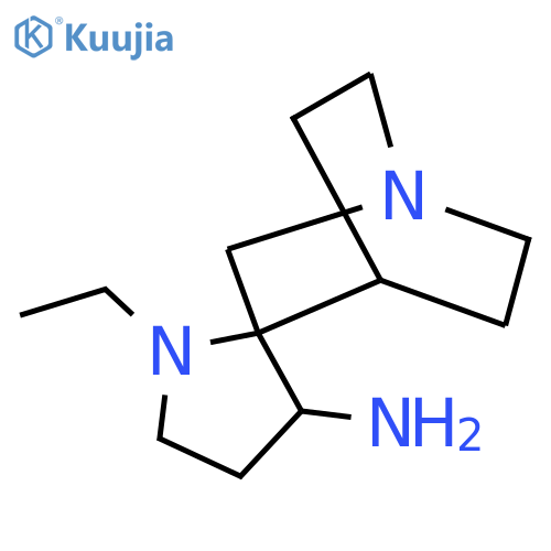 1'-Ethyl-4-azaspiro[bicyclo[2.2.2]octane-2,2'-pyrrolidine]-3'-amine structure