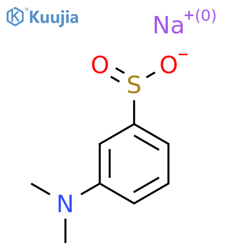 Sodium 3-(dimethylamino)benzene-1-sulfinate structure