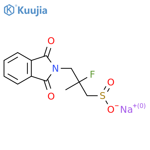 sodium 3-(1,3-dioxo-2,3-dihydro-1H-isoindol-2-yl)-2-fluoro-2-methylpropane-1-sulfinate structure