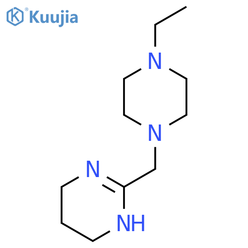 2-[(4-Ethylpiperazin-1-yl)methyl]-1,4,5,6-tetrahydropyrimidine structure