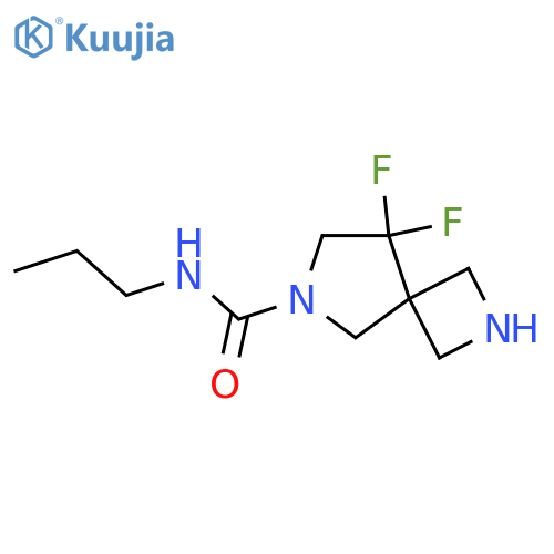 8,8-difluoro-N-propyl-2,6-diazaspiro[3.4]octane-6-carboxamide structure