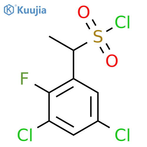1-(3,5-Dichloro-2-fluorophenyl)ethanesulfonyl chloride structure