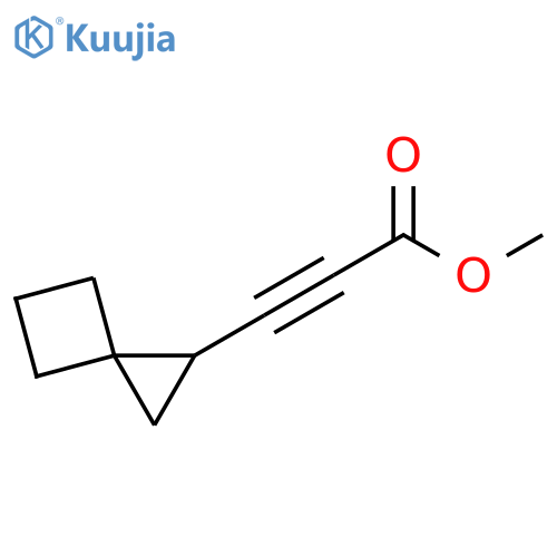 2-Propynoic acid, 3-spiro[2.3]hex-1-yl-, methyl ester structure