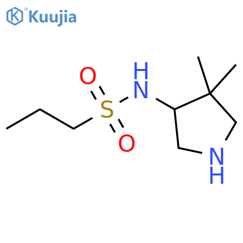 1-Propanesulfonamide, N-(4,4-dimethyl-3-pyrrolidinyl)- structure